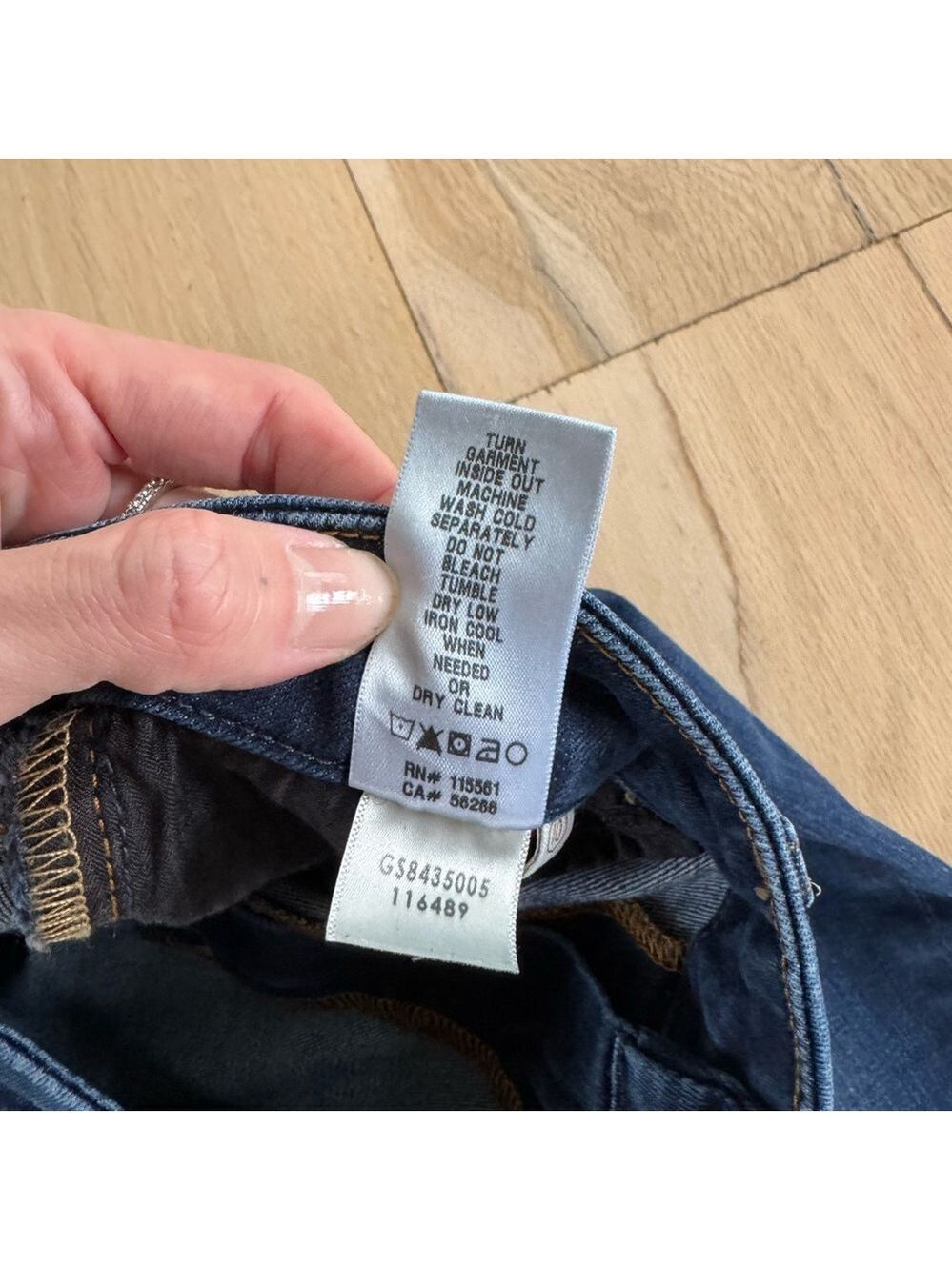 7 For All Mankind Jen7 Legging Ankle Jeans Size 10 NWOT - Picture 7 of 7